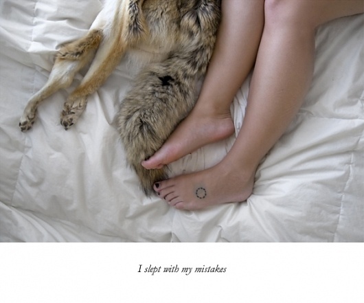 What Waited for Me #fox #girl #bed #wolf #tatoo
