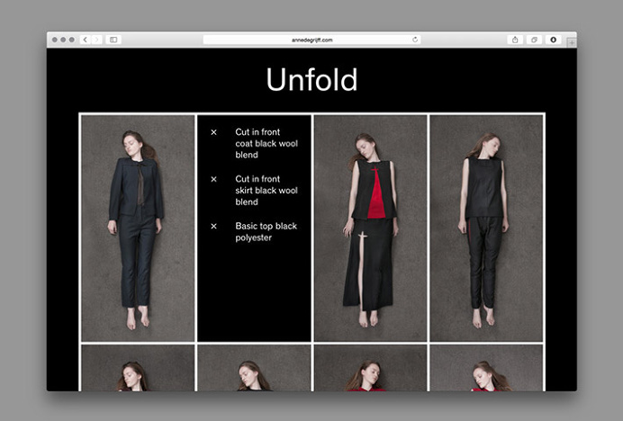 Anne De Grijff by Mainstudio #website #site #web
