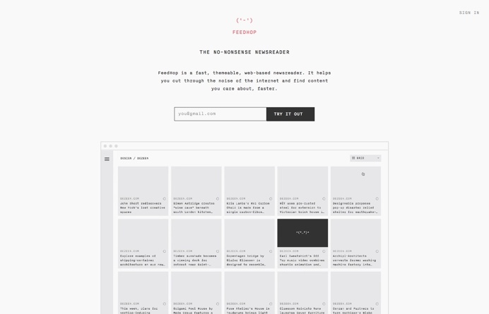 Feedhop, inspiration N°352 published on The Gallery in date August 27th, 2015. #website