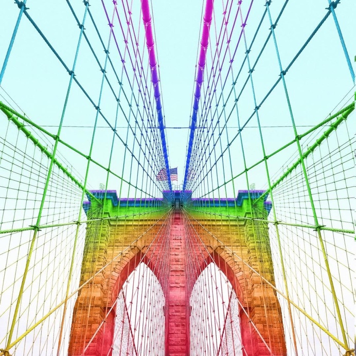 Ramzy Masri Turns Some Classic Buildings Into Rainbow Colors Creations