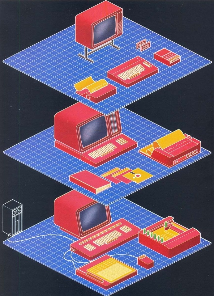 brick house : Photo #computer #art #80s