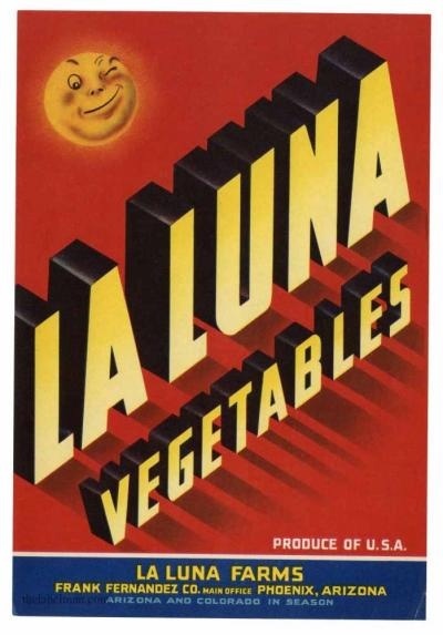 vegetable crate label