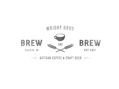 Dribbble - Wright Brothers work in progress by Justin David Cox #coffee #logo #vintage #typography