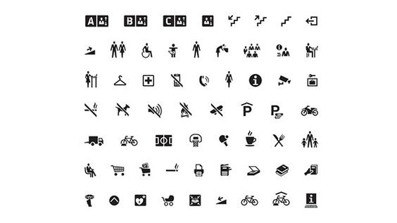 Bureau Bauer – Piktogramme #icon #icondesign #iconset #icons #pictogram #symbol #symbols #sign #signalethik #wayfinding #picto #navigation