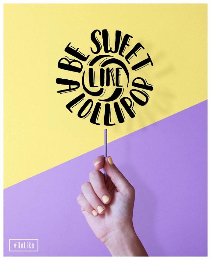 Be Like Typography Design