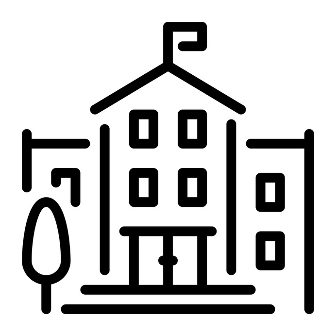 See more icon inspiration related to school, university, classroom, education, college, buildings, monuments and architecture and city on Flaticon.