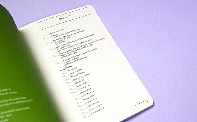 University of Huddersfield: Being There #brochure