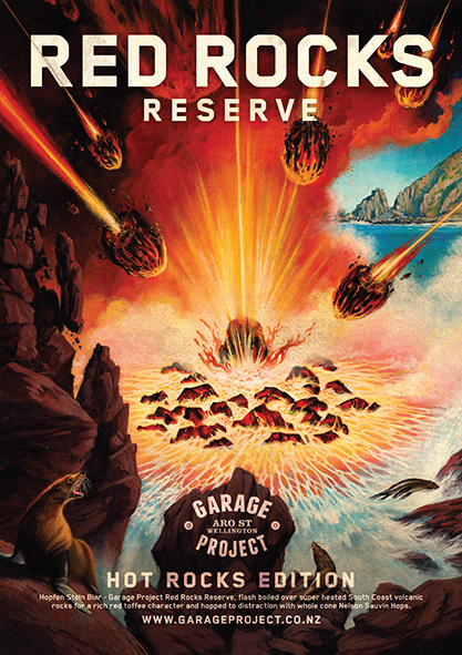 #illustration #beerlabel #poster Garage Project