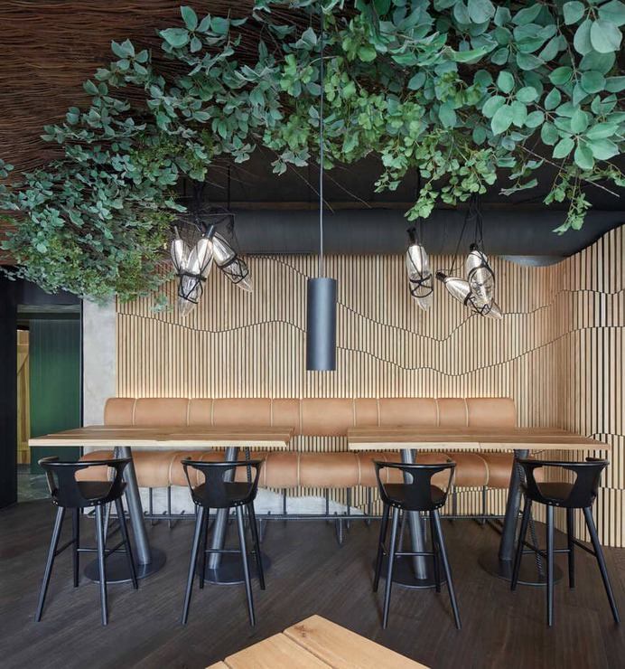 Steak Restaurant Housed in a Former Car Repair Shop, STK Restaurant