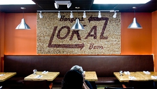 LoKal Burgers & Beer - Camilorojas #beer #cork #stain