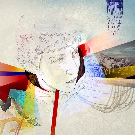 – POUR SUPERPOZE — UNE POCHETTE D'ALBUM, UNE !! – « - Elsa Mahé – Illustratrice #mah #cover #superpoze #illustration #elsa #music
