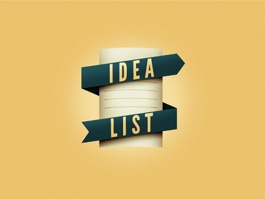 Personal projects - Tulio Tavanielli - Art director #list #yellow #design #arrow #logo #paper