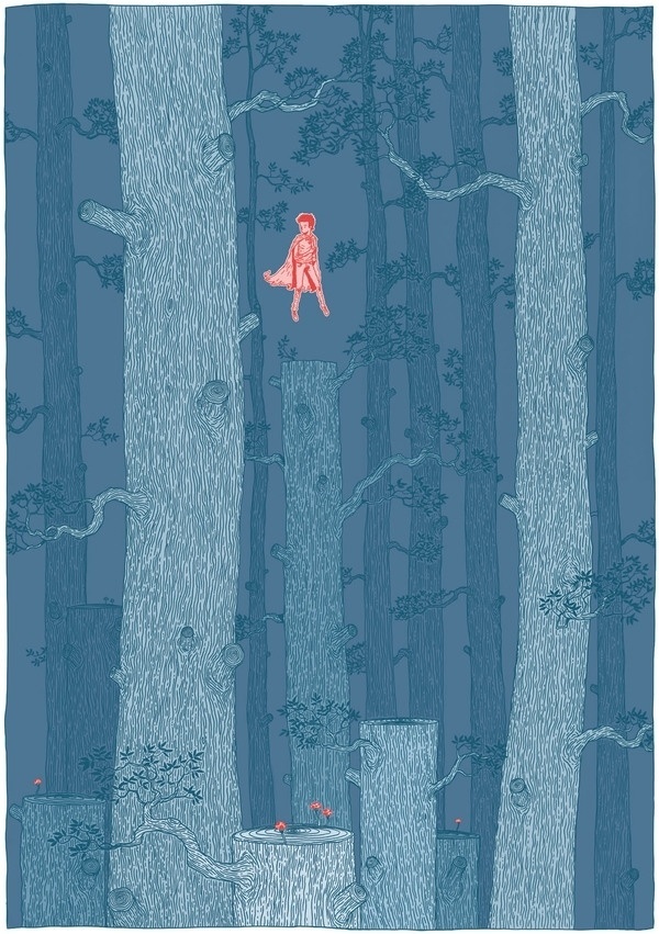 Something in the forest on the Behance Network #illustartion