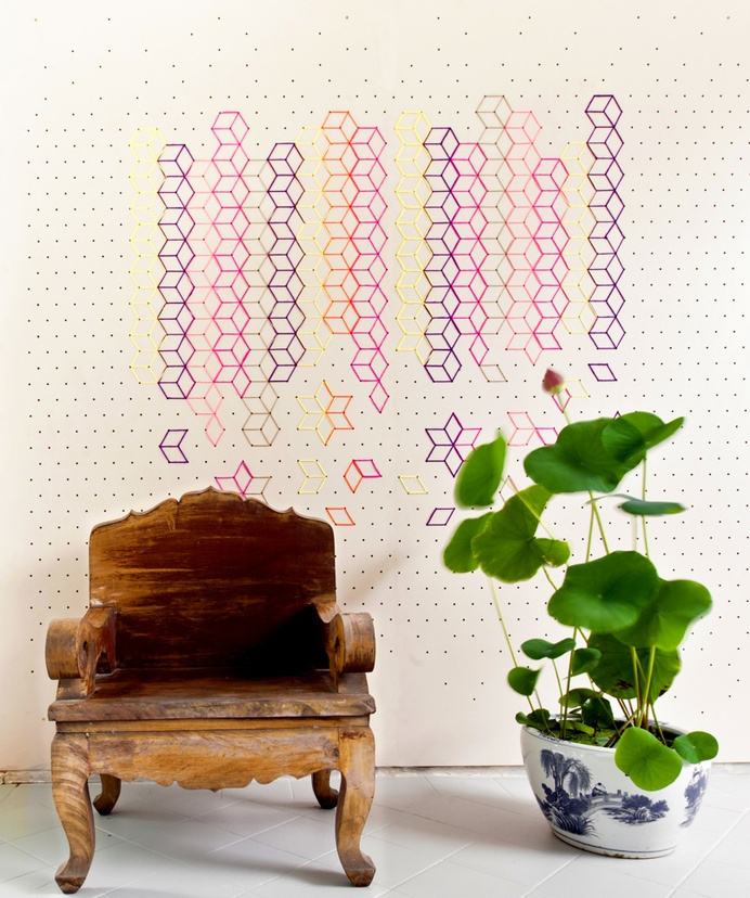 Embroidered Flower Lobby by Tripasai Architect - www.homeworlddesign. com (6) #design #decor