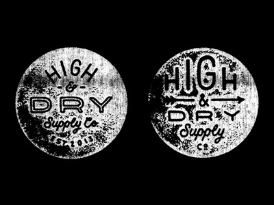 High & Dry by Zachary Smith #drawn #hand #typography