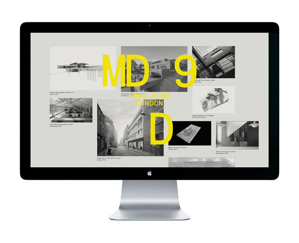 Logo and website designed by Two Times Elliott for interior and architecture firm MDD9 #web