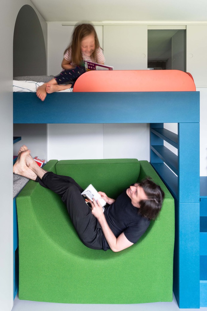 Studio Ben Allen Designed Flexible Furniture to Provide Extra Space for a London Flat