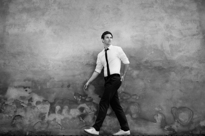 Daniel Lommatzsch by Waldemar Salesski #actor #waldemar #white #black #portrait #men #man #salesski