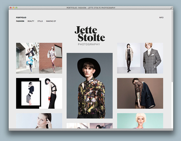 Jette Stolte Webseite #website #layout #design #web