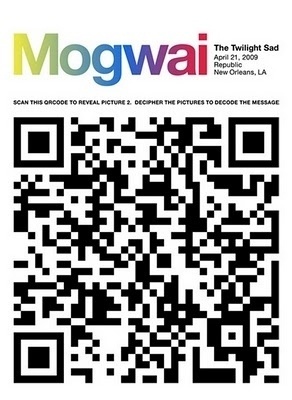 Flyer Goodness: Gig Posters with Attitude by Alan Hynes #qr #gig #design #graphic #code #poster