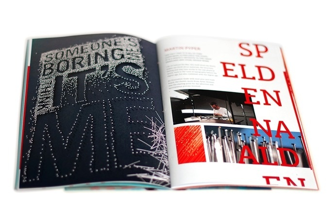 The Quick Brown Fox Magazine by Niermala B. Timmers www.niermalatimmers.com #cool #font #fold #timmers #fox #frozen #design #graphic #popup #brown #quick #niermala #art #papercraft #type #ice #folding #3d #magazine #typography
