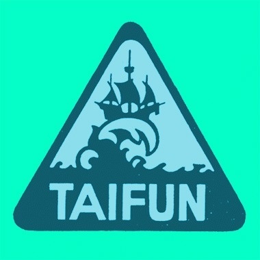 Draplin Design Co.: Taifun #emblem #wave #taifun #ship #logo