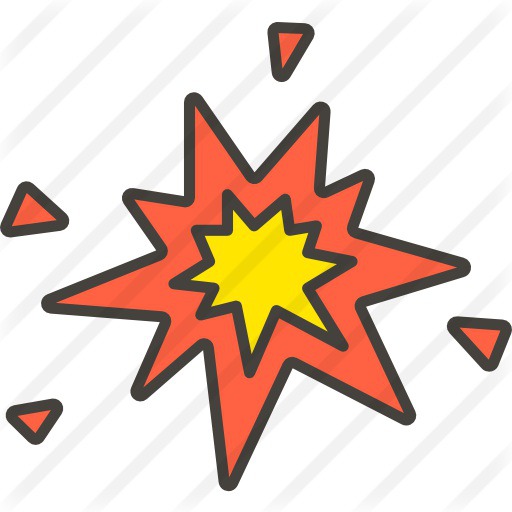 See more icon inspiration related to boom, bomb, miscellaneous, exploding, explosions, explosion and sound on Flaticon.