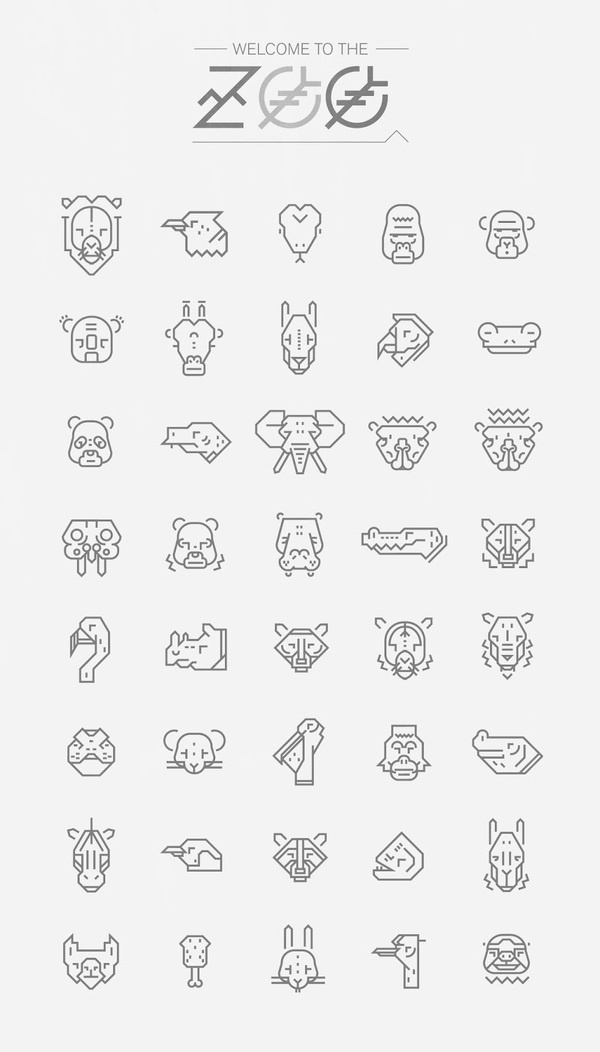 NICOLAS GALKOWSKI #icon #sign #zoo #picto #symbol #animals