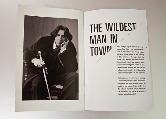 WILDE Magazine on Typography Served #white #black #photography #and #wilde #magazine #typography