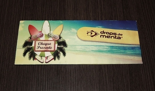 Cheque presente de verão - Embalagem | Flickr - Photo Sharing! #branding #materiais #presente #design #ideias #cheque