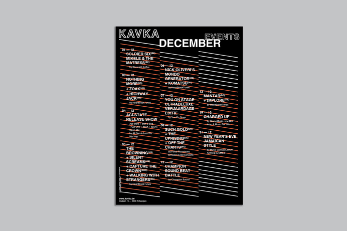Studiostudio - Kavka Calendar poster