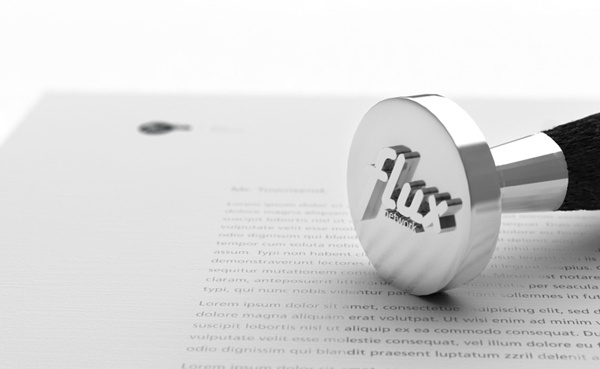 Flux (TV Network Identity Design) on the Behance Network #logo #brand #identigty #stamp