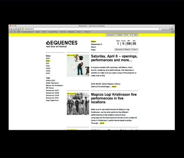 Arnar Freyr Guðmundsson, Graphic designer #sequencesis #http