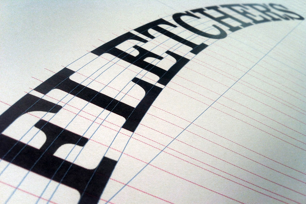 Fletcher's Brooklyn Barbecue #branding #barbecue #identity #fletchers #custom #logo #brooklyn #typography