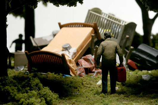 thomas doyle worlds 09 #miniature #diorama #house #art