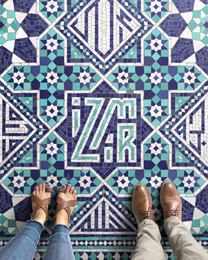 Typographic Mosaic Illustrations
