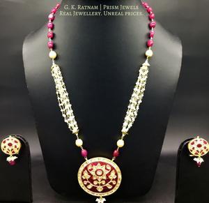 Pendant Set - gold diamond polki kundan meena jadau jewellery