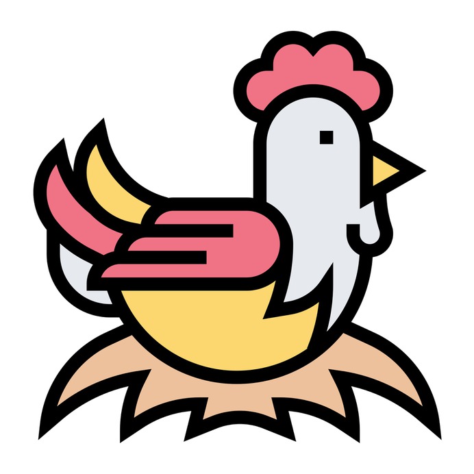 See more icon inspiration related to chicken, animal, hen, farm, bird, farming and gardening, poultry and animals on Flaticon.