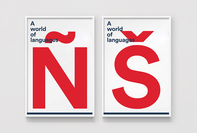 Alpadia Language Schools by Jorge León #brand design #poster