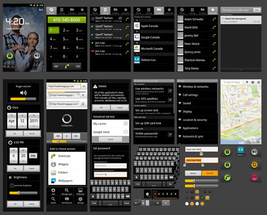 10 Free Useful Android PSD UI Kits #psd #ui #android