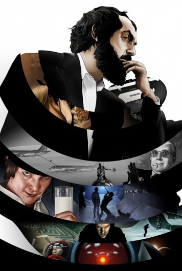 Taming Light: Stanley Kubrick : Martin Ansin, Illustrator | Illustration Portfolio #illustration #design