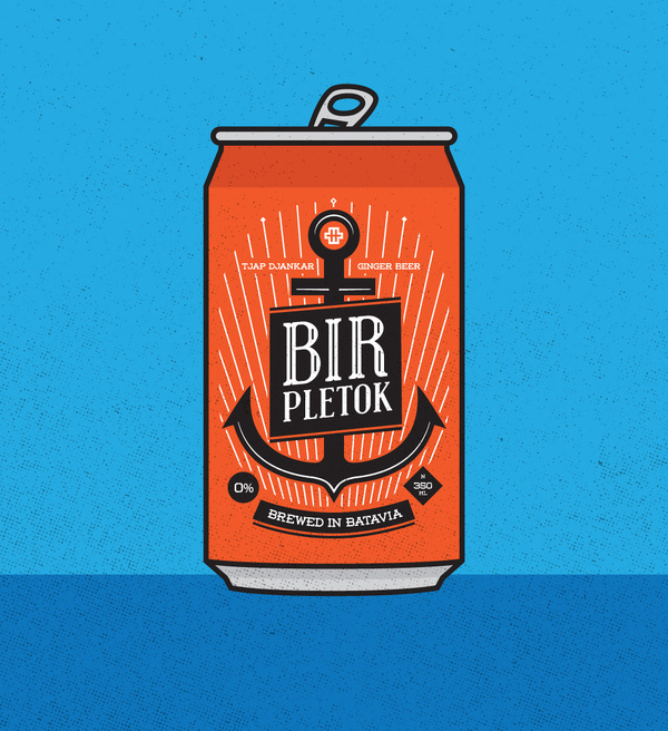 Batavia Ginger Beer by HYPRLAB #popart #illustration #graphic #typography