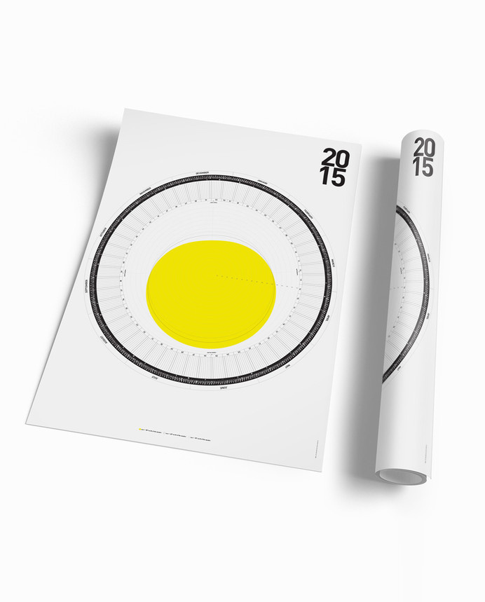 The Circular Calendar 2015 #infographic