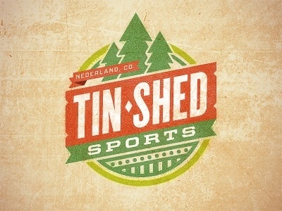 Dribbble - Tin Shed (B) by Monte Mitchell #logo