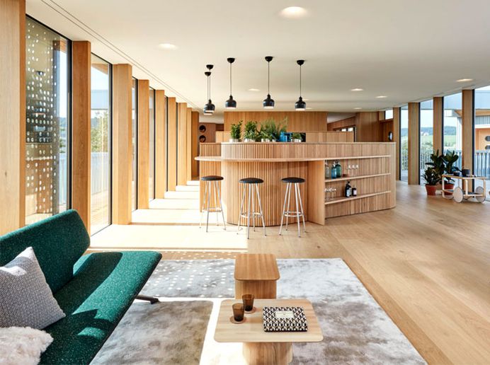 Innovative Use of Wood in Pre-Fab Dwelling by Alfredo Haberli - InteriorZine