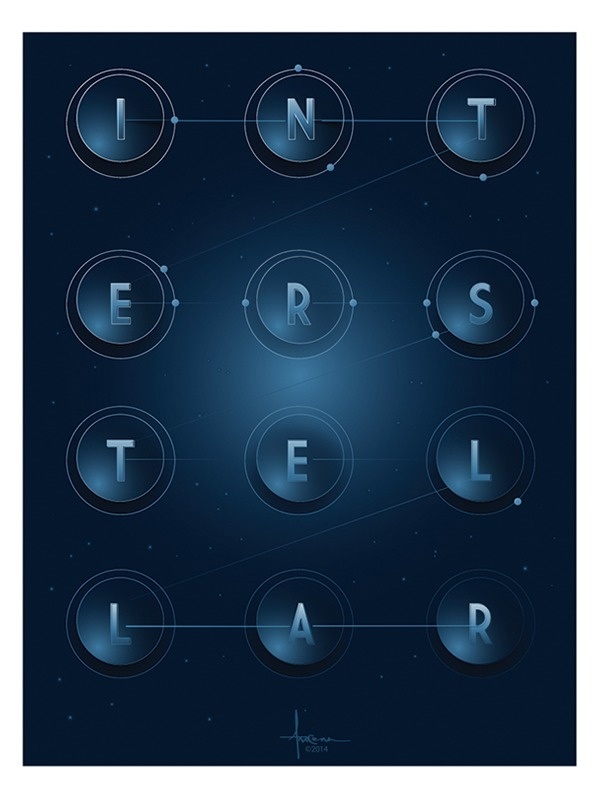 Posters by Orlando Arocena1 #inspiration #creative #movie #interstellar #print #design #space #unique #poster #film