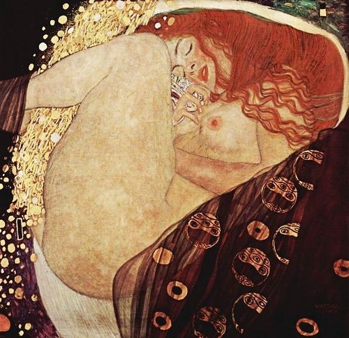 Gustav Klimt,Â Danae #danae #art #klimt