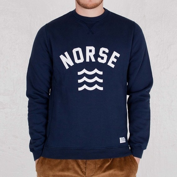 Norse Projects Visby Sweat N20 0021 7004 Sneakersnstuff, sneakers #typography