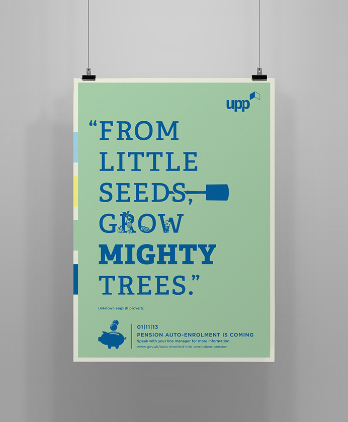 UPP Pension auto-enrolment campaign