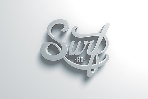 Surf HI by Christopher Vinca #handcrafted #lettering #design #graphic #craftsmanship #type #typography